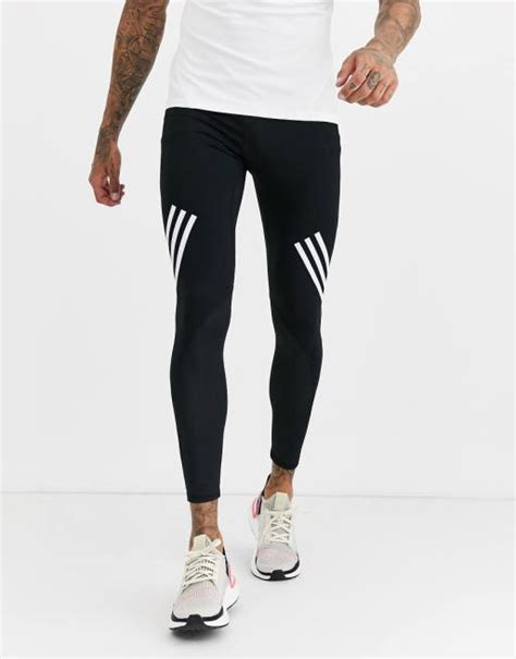 adidas heren legging zwart drie strepen|adidas Sportswear 3 STRIPES .